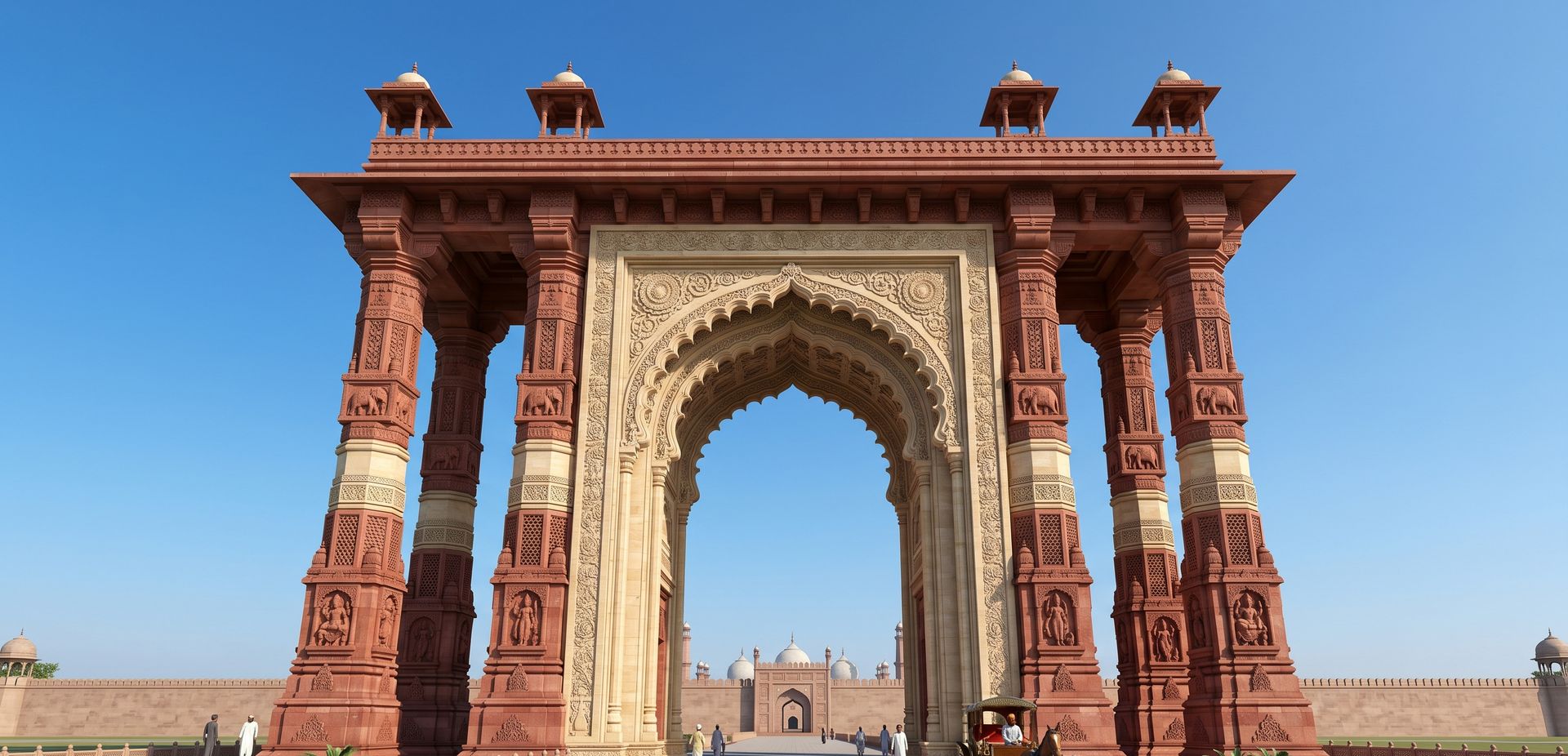 Grand entry gate architecture