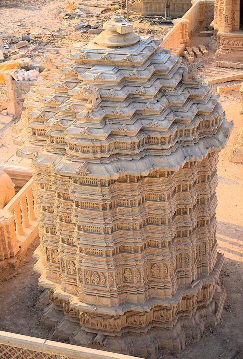 The Stone Samran (Gummat), often associated with spiritual and cosmic significance, is a sacred structure that embodies divine energy and balance. Modeled after the Shree Yantra, an ancient mystical diagram, the Stone Samran is carved from stone to create a powerful spiritual focal point. This unique architectural piece is designed to attract positive energies, promote prosperity, and foster spiritual growth. At Devalaya Art, we specialize in crafting custom Stone Samran (Gummat) structures, meticulously designed to align with Vastu Shastra principles and the cosmic geometry of the Shree Yantra. These sacred stone creations are ideal for temples, homes, or spiritual spaces, offering a perfect blend of traditional craftsmanship and spiritual resonance. Whether you seek a Stone Samran to enhance your temple’s sanctity or bring energy and balance to your personal space, our artisans create each piece with precision and reverence for ancient architectural wisdom.